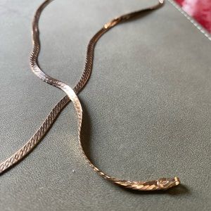 14Karat Gold Herringbone Chain